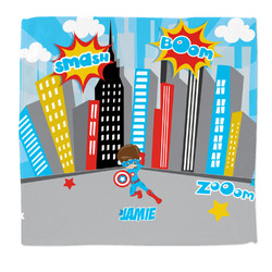 Superhero in the City Microfiber Dish Rag (Personalized)
