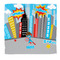 Superhero in the City Microfiber Dish Rag (Personalized)