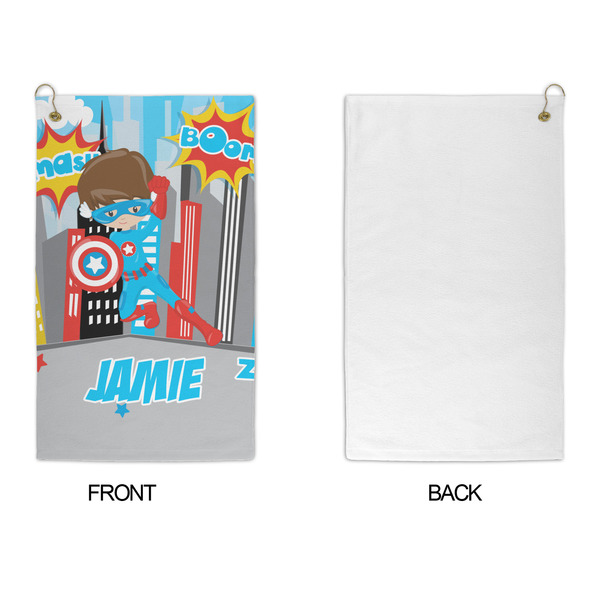 Superhero in the City Microfiber Golf Towels - APPROVAL