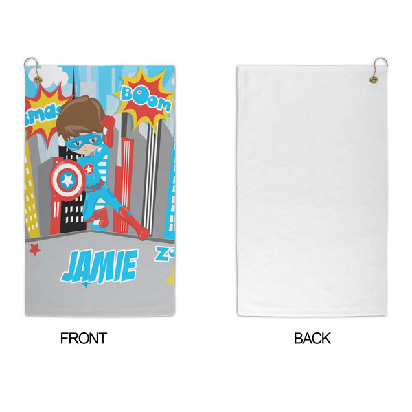 Superhero in the City Microfiber Golf Towels - APPROVAL