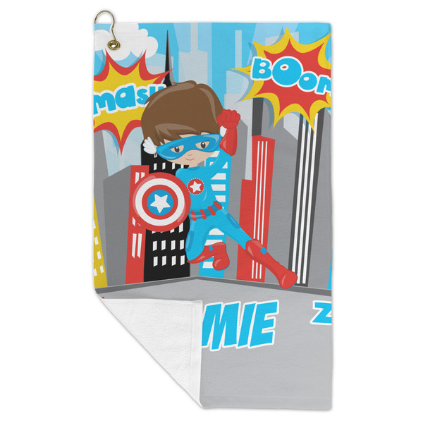 Superhero in the City Microfiber Golf Towels - FOLD