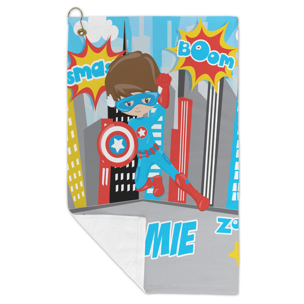 Superhero in the City Microfiber Golf Towels - FOLD