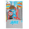 Superhero in the City Microfiber Golf Towels - FRONT