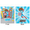 Superhero in the City Minky Blanket - 50"x60" - Double Sided - Front & Back