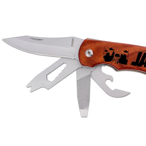 Superhero in the City Multi-tool - DETAIL (knife end)