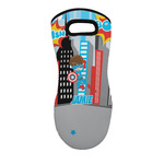 Superhero in the City Neoprene Oven Mitt - Single w/ Name or Text