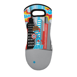 Superhero in the City Neoprene Oven Mitt w/ Name or Text