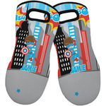 Superhero in the City Neoprene Oven Mitts - Set of 2 w/ Name or Text