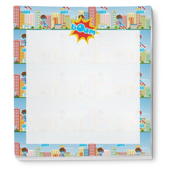 Superhero in the City Notepad - Apvl