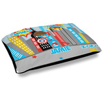Superhero in the City Dog Bed w/ Name or Text