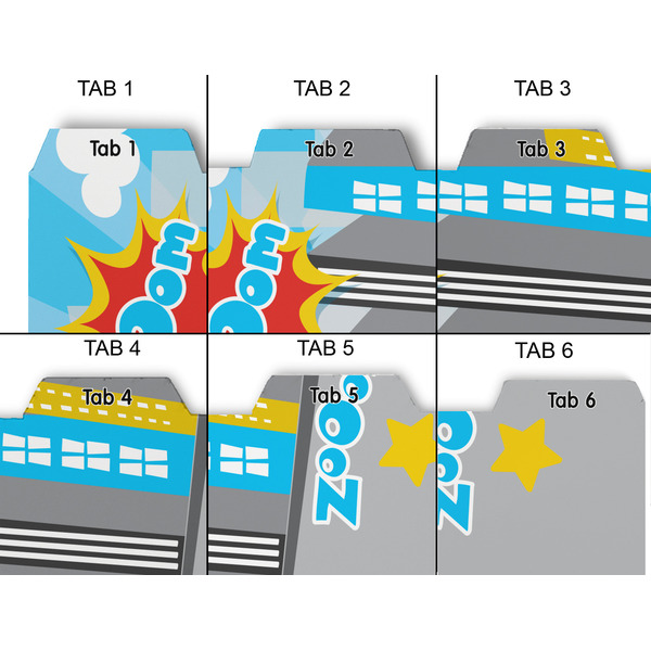 Superhero in the City Page Dividers - Set of 6 - Approval