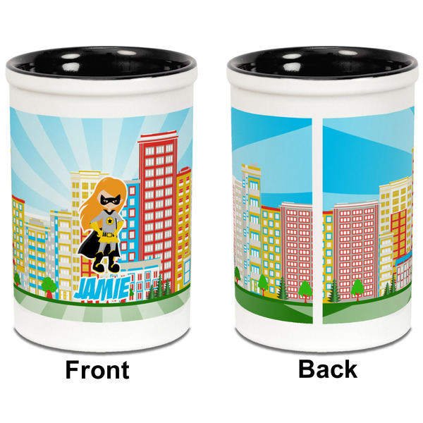 Superhero in the City Pencil Holder - Black - approval