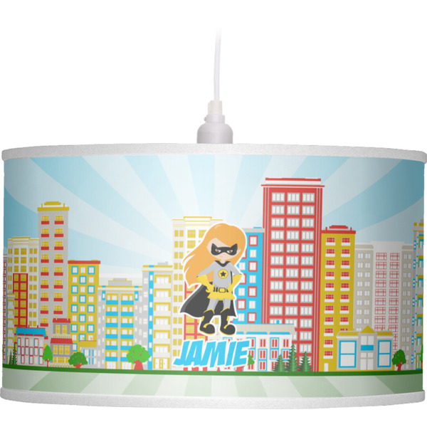 Superhero in the City Pendant Lamp Shade