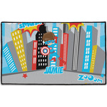 Superhero in the City Door Mat - 60"x36" (Personalized)