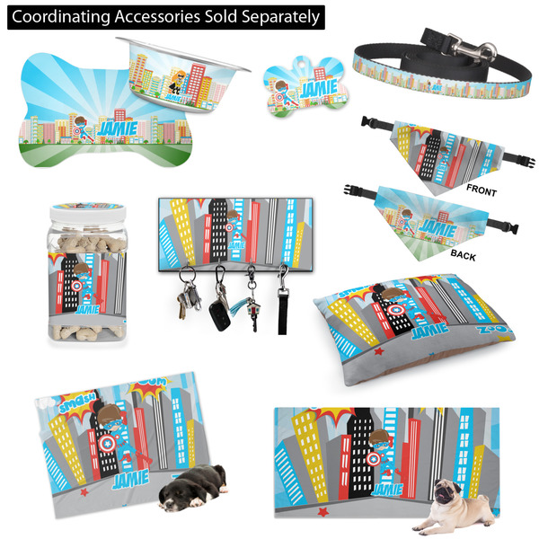 Superhero in the City Customized Pet Accessories