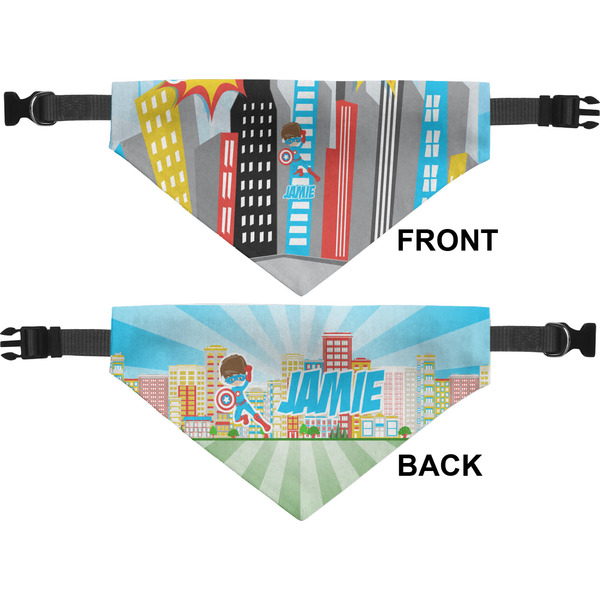 Superhero in the City Pet Bandana Approval
