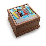 Superhero in the City Pet Urn (Personalized)