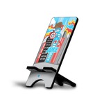 Superhero in the City Cell Phone Stand (Large) (Personalized)