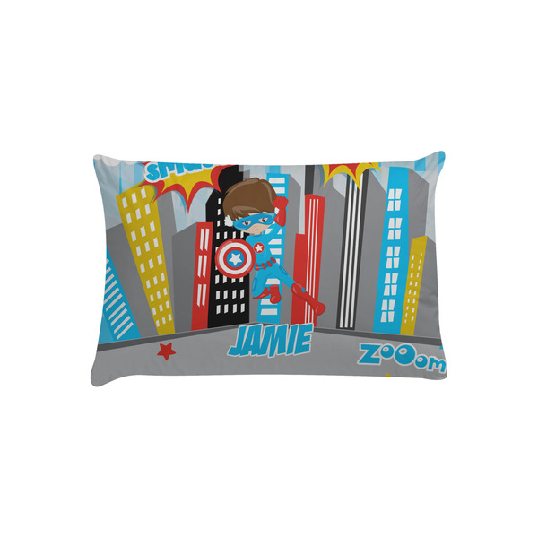 Custom Superhero in the City Pillow Case - Toddler (Personalized)