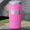 Superhero in the City 20 oz Stainless Steel Tumbler - Pink - Single Sided