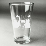 Superhero in the City Pint Glass - Engraved