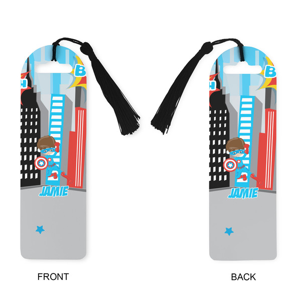 Superhero in the City Plastic Bookmarks - Approval