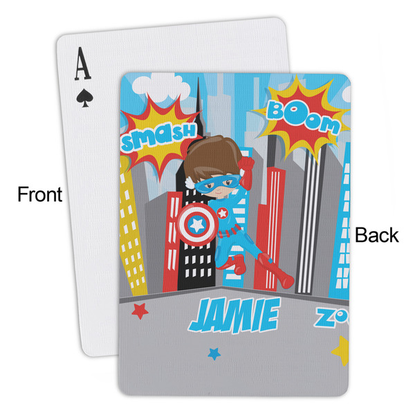 Superhero in the City Playing Cards - Approval
