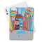 Superhero in the City Playing Cards - Front View