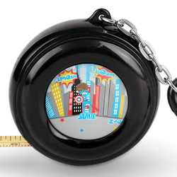 Superhero in the City Pocket Tape Measure - 6 Ft w/ Carabiner Clip (Personalized)