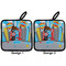 Superhero in the City Pot Holders - Set of 2 APPROVAL