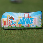 Superhero in the City Blade Putter Cover (Personalized)