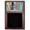 Superhero in the City Red Mahogany Sticky Note Holder - Flat