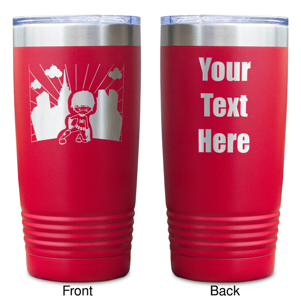 Superhero in the City Red Polar Camel Tumbler - 20oz - Double Sided - Approval