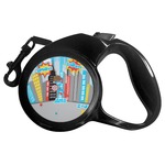 Superhero in the City Retractable Dog Leash (Personalized)