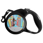 Superhero in the City Retractable Dog Leash - Large (Personalized)