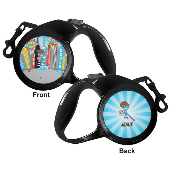 Superhero in the City Retractable Dog Leash - Medium Large - Apvl