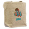 Superhero in the City Reusable Cotton Grocery Bag - Front View