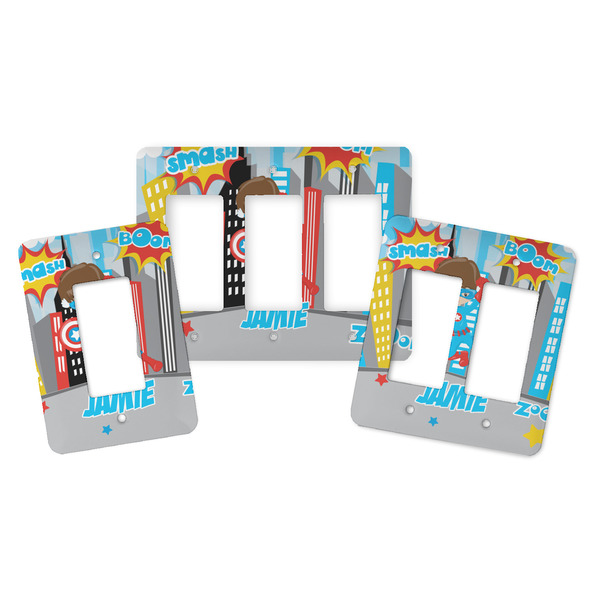 Superhero in the City Rocker Light Switch Covers - Parent - ALL VARIATIONS
