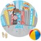 Superhero in the City Round Beach Towel (Personalized)
