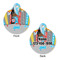 Superhero in the City Round Pet ID Tag - Large - Approval