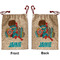 Superhero in the City Santa Bag - Front and Back