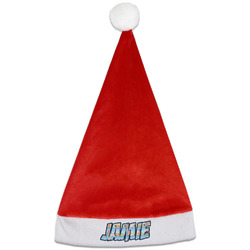 Superhero in the City Santa Hat - Front (Personalized)