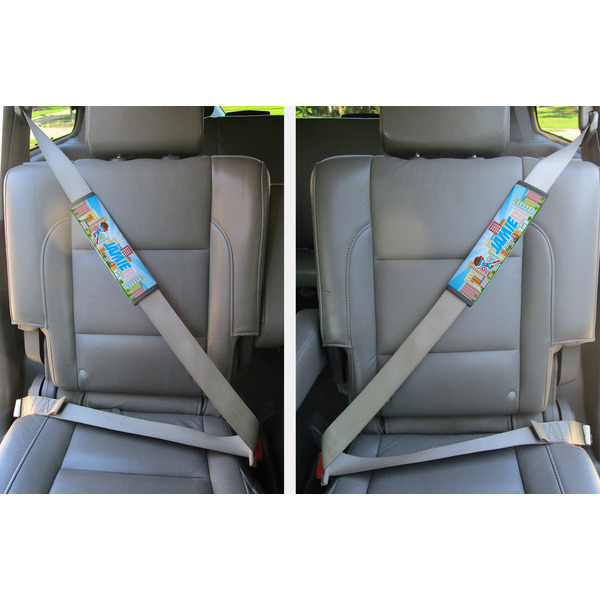 Superhero in the City Seat Belt Covers (Set of 2 - In the Car)