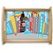 Superhero in the City Natural Wooden Tray - Large (Personalized)