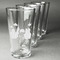 Superhero in the City Set of Four Engraved Pint Glasses - Set View