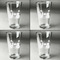 Superhero in the City Set of Four Engraved Beer Glasses - Individual View