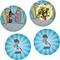 Superhero in the City Set of Lunch / Dinner Plates