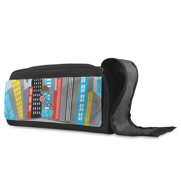 Superhero in the City Shoe Bags - ANGLE (Open)