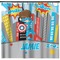Superhero in the City Shower Curtain (Personalized) (Non-Approval)