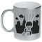 Superhero in the City Metallic Silver Mug